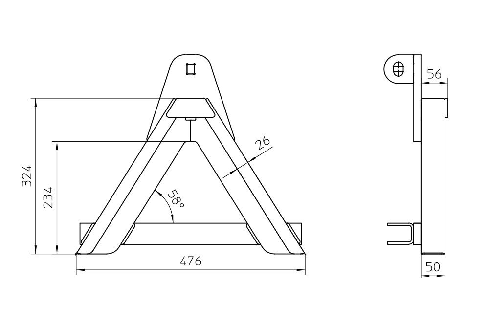 GÖWEIL attachment with category 0 Weiste triangle