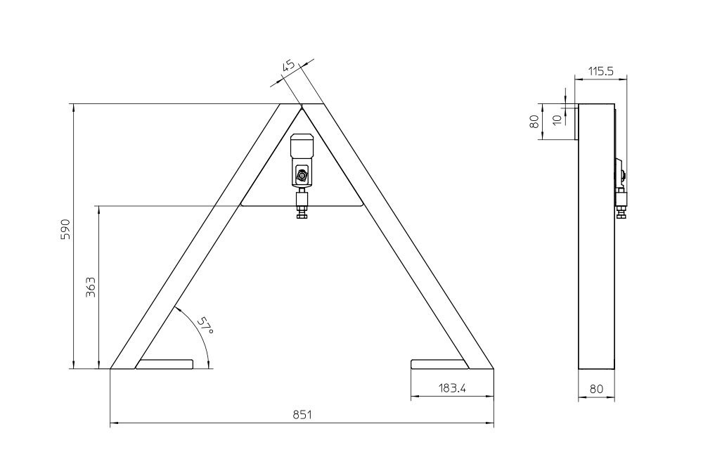 GÖWEIL attachment with category 2 Weiste triangle