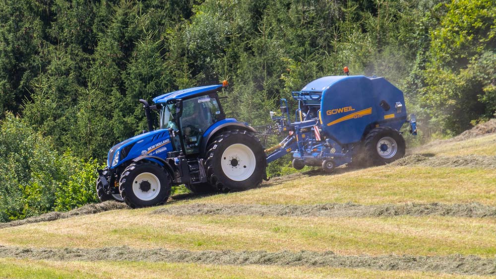 Triebachse der GÖWEIL G-1 F125 Rundballenpresse