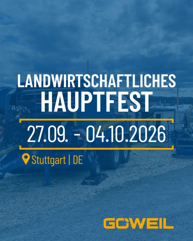 Von 27.09 - 04.10.2026 findet das @lwhstuttgart  in Stuttgart (DE) statt.😉

Auf unserem Messestand K.6 erwartet euch professionelle & persönliche Beratung. Wir freuen uns auf euren Besuch! 😊

#ifarmitmyway #göweil #goeweil #goweil #balesilage #roundbales #silage #balewrapping #landtechnik #landtechnikimeinsatz #agrar #agrartechnik #agriculture #landwirtschaft #messe #exhibition #lwhstuttgart
